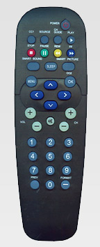 Raised Button Remote